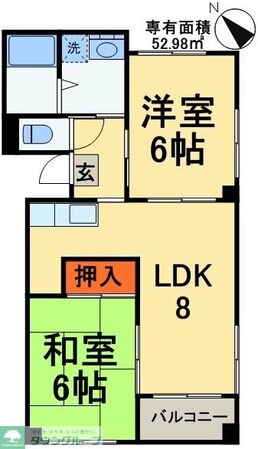 ウインドコート松波の物件間取画像